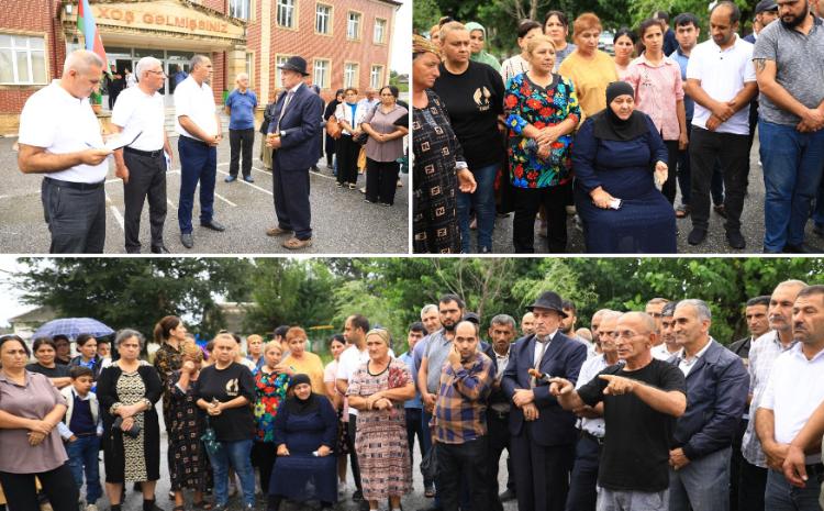 "Səyyar qəbul otağı" Lənkəranın Şiləvar kəndində quruldu 