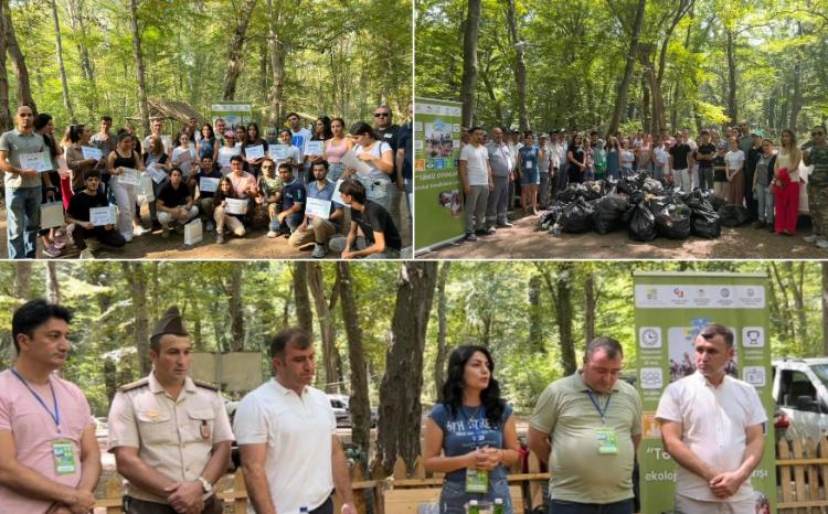 Samur-Yalama milli parkında "Təmiz oyunlar" beynəlxalq ekokönüllülük layihəsi həyata keçirilib 