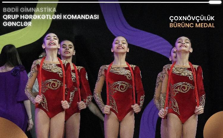 Gənclərdən ibarət qrup komandamızdan bürünc medal 