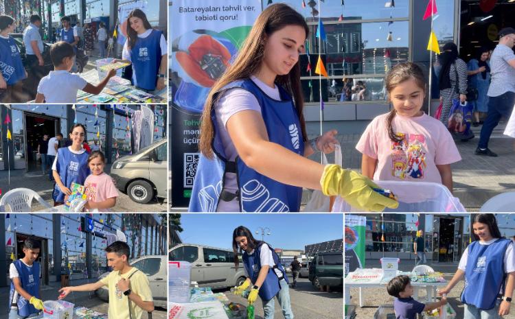 "Tullantıları ekoçantaya dəyiş" aksiyası  Qubada keçirilib 