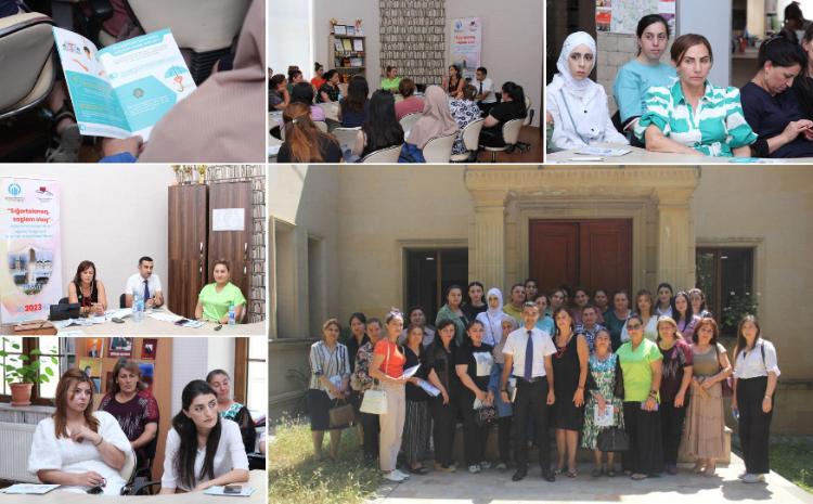 İsmayıllıda "Sığortalanaq, sağlam olaq" adlı maarifləndirici tədbir keçirilib 