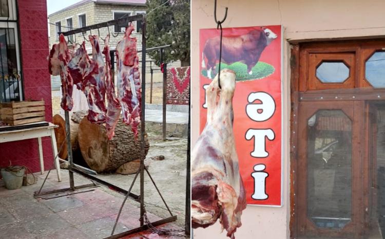 9 heyvan kəsimi və ət satışı məntəqəsində nöqsanlar aşkarlandı 