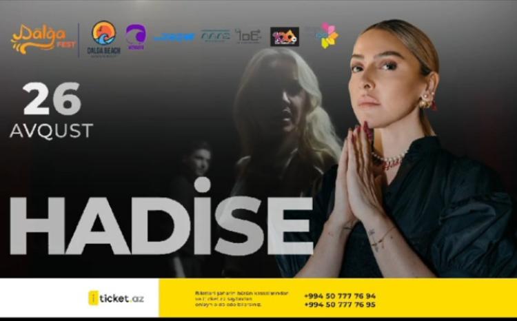 Hadisə Bakıya gəlir - İlk dəfə açıq havada konsert verəcək 