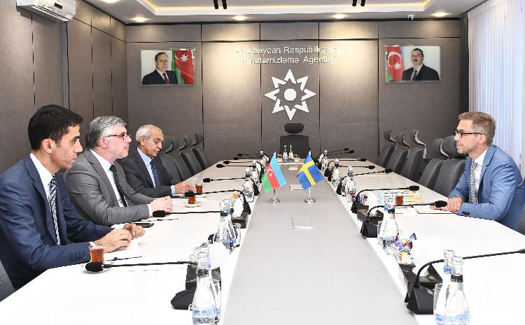 İsveç Krallığının ölkəmizdəki səfiri ilə görüş 