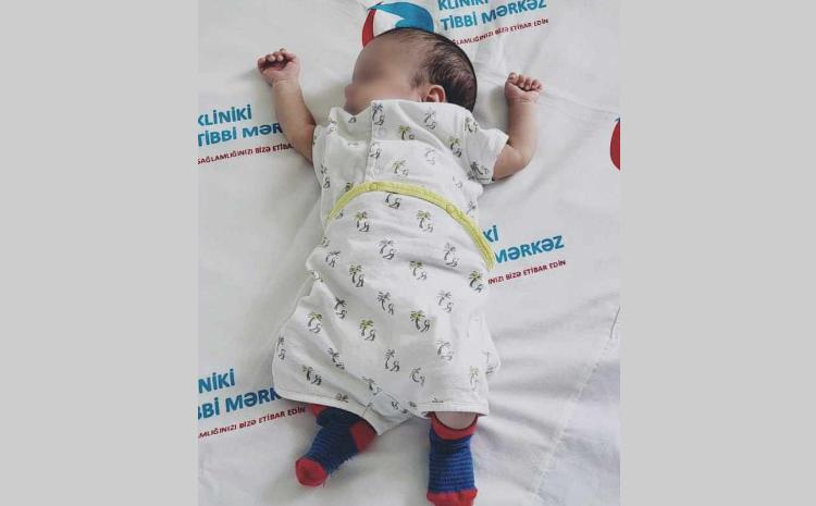Məişət tullantıları qutusunda tapılan yeni doğulmuş körpə Körpələr Evinə təhvil verilib 