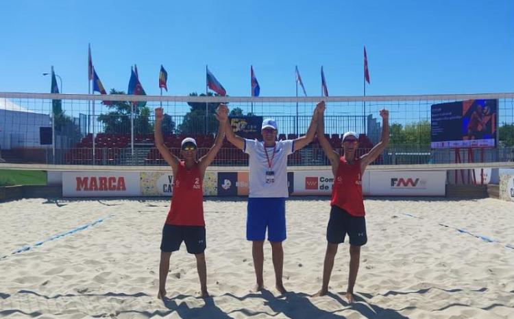 Çimərlik voleybolu üzrə yığmamız Avropa çempionatında çıxışını başa vurub 