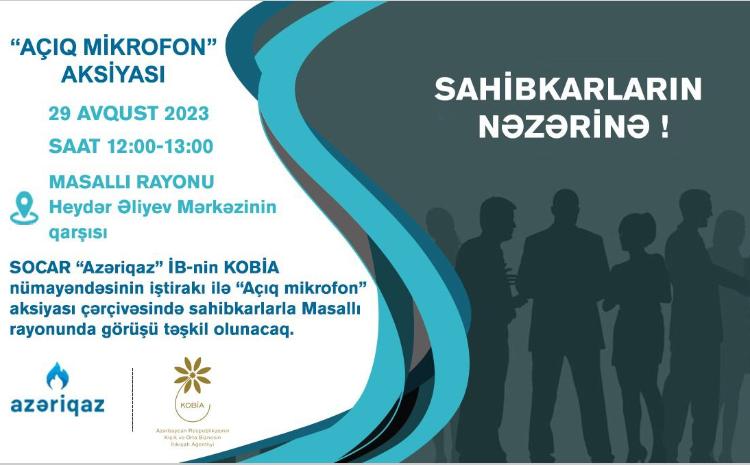 Sahibkarlarla növbəti görüş Masallı rayonunda keçiriləcək 