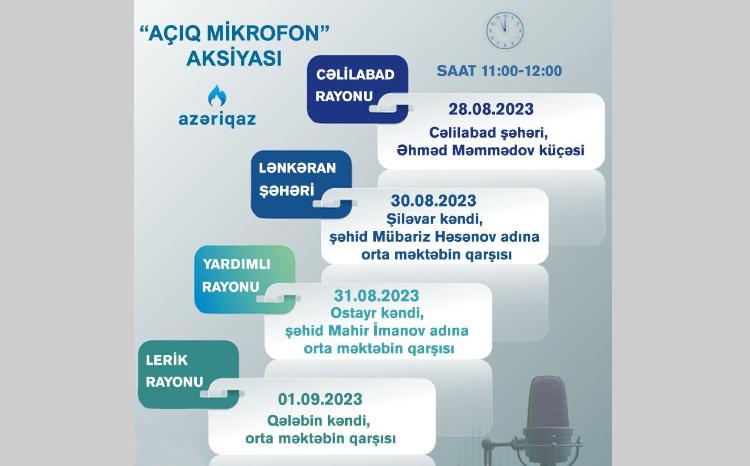 "Azəriqaz" İB-nin "Açıq mikrofon" aksiyası davam edir 