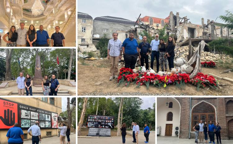 Aмериканские журналисты побывали в Гяндже 