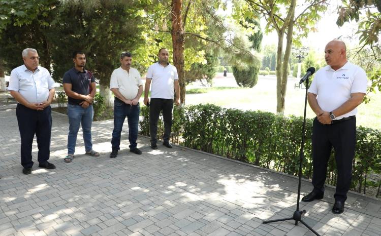 Sahibkarlarla növbəti görüş Beyləqan rayonunda keçirilib 