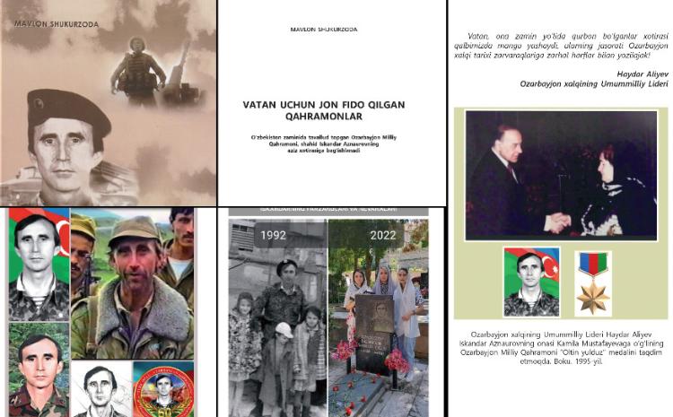 В Узбекистане издана книга об Азербайджанском Национальном герое 