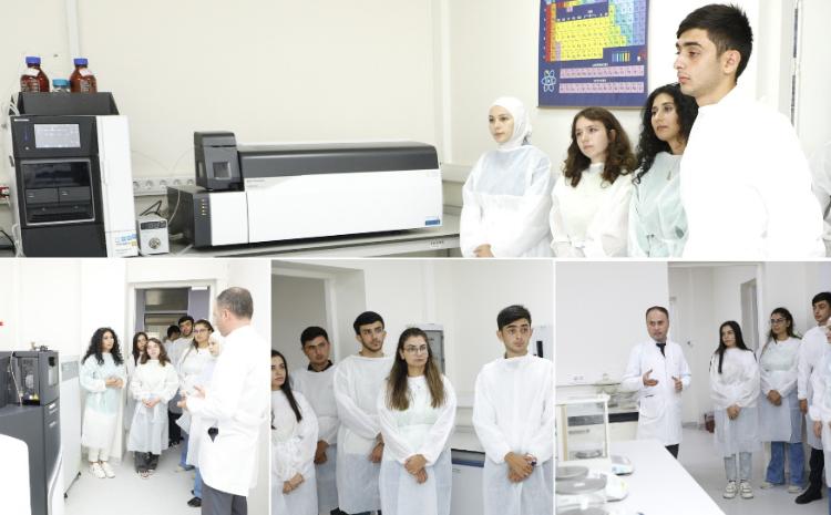 Xaricdə təhsil alan tələbələr AQTİ laboratoriyalarında olublar 