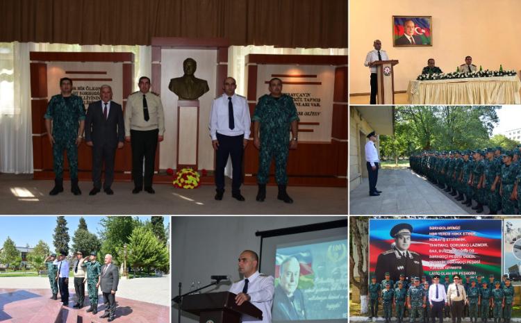 Hərbi Prokurorluq Dövlət Sərhəd Xidməti ilə birgə Ulu Öndərin 100 illik yubileyi münasibətilə tədbirlər keçirdi 