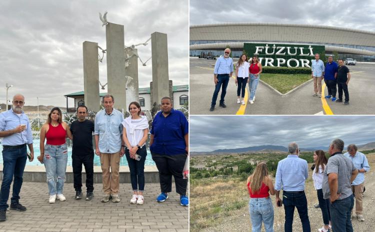 Aмериканские журналисты побывали в Физулинском районе и зангиланском селе Агалы 