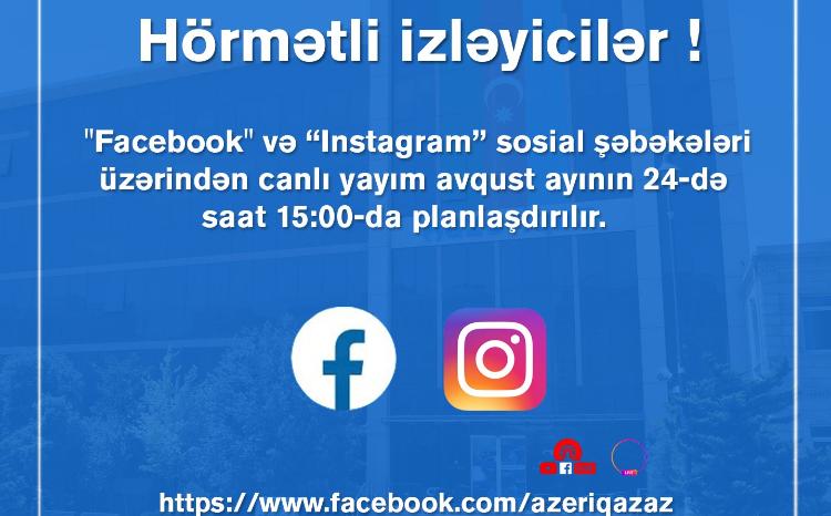"Azəriqaz" İB rəhbərliyinin növbəti canlı yayımı planlaşdırılır 