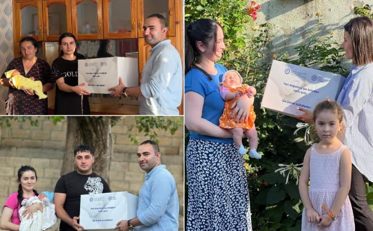 "Yeni doğulmuş qız övladları üçün qutu" layihəsi Tərtərdə davam edib 