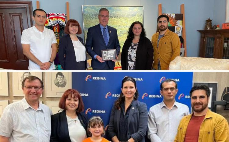 Saskaçevan əyalətinin vitse-qubernatoruna və Recayna merinə ölkəmiz barədə məlumat verilib 