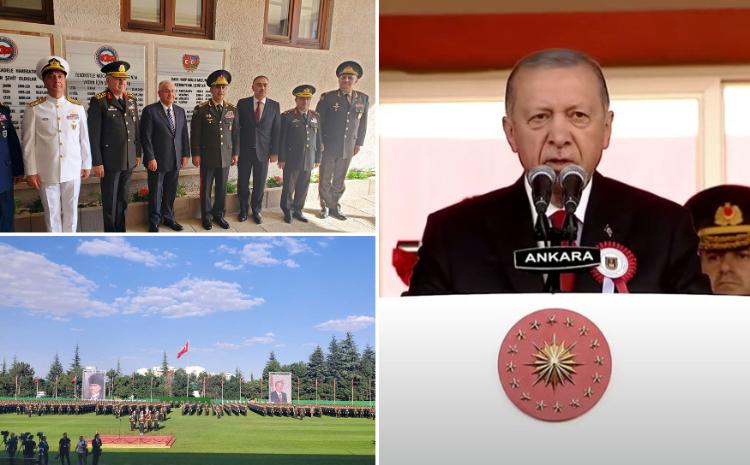 Министр обороны принял участие в церемонии выпуска школы Сухопутных войск Турции 