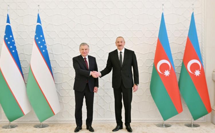 Özbəkistan Prezidentinin rəsmi qarşılanma mərasimi olub 