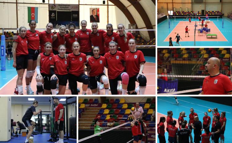 Qadın voleybolçularımız təlim-məşqlərini başa vurublar 