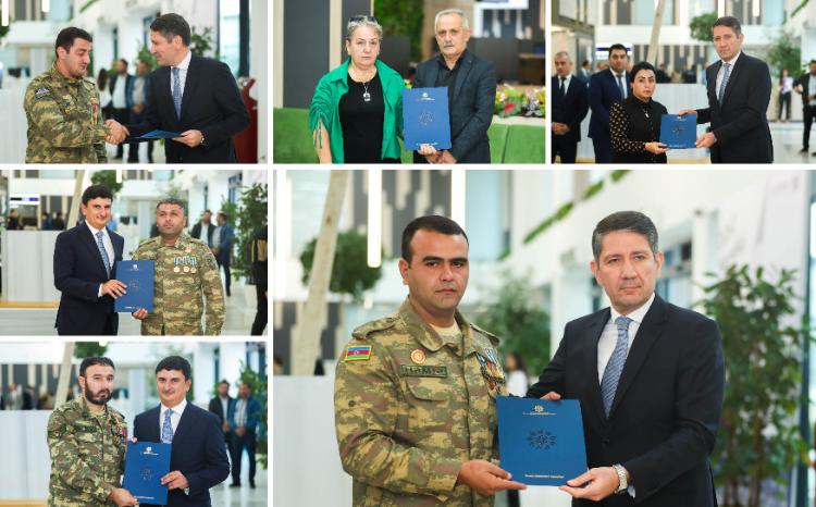 Şəhid ailələri və müharibə ilə əlaqədar əlilliyi olan şəxslərə daha 50 mənzil verildi 
