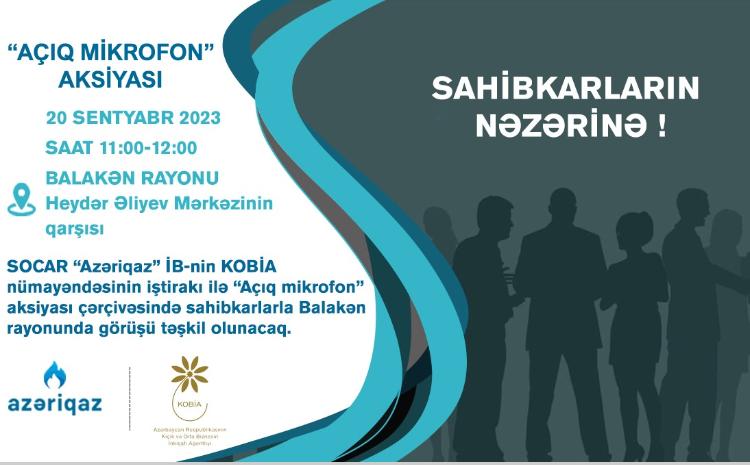 Sahibkarlarla növbəti görüş Balakən rayonunda keçiriləcək 