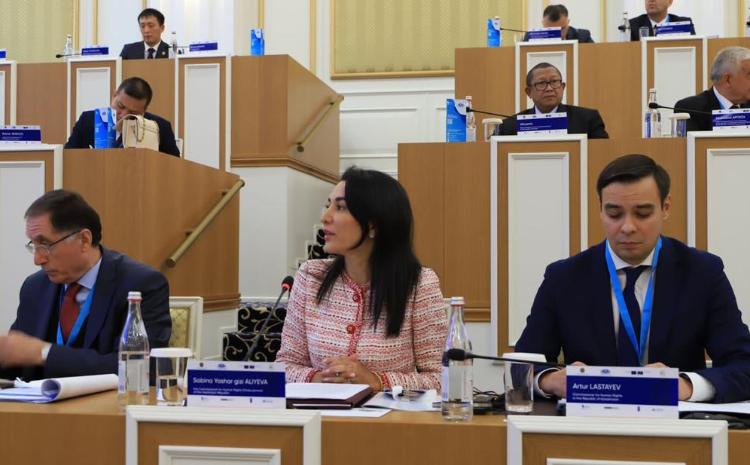 Ombudsman Qazaxıstanda beynəlxalq konfransda iştirak edib 