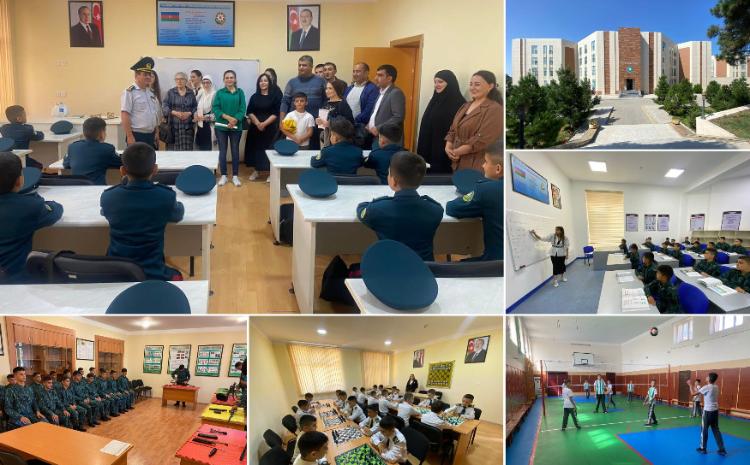 DSX-nin Xüsusi Məktəbinə yeni qəbul olunmuş 5-ci sinif kursantların və valideynlərinin qarşılanması münasibəti ilə tədbir kеçirilib 