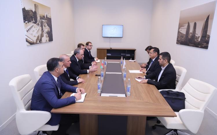 Baş prokuror Kamran Əliyev İqtisad Əməkdaşlıq Təşkilatının məsul şəxsləri ilə görüşüb 
