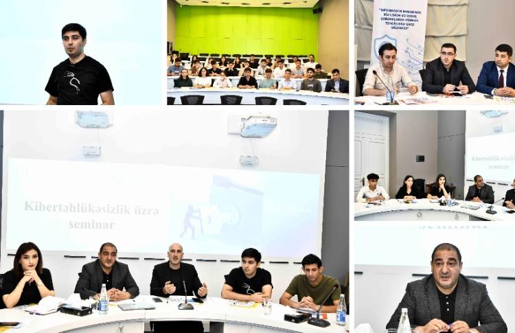 ADNSU-da kibertəhlükəsizlik üzrə seminar keçirilib 