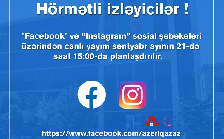 "Azəriqaz" İB rəhbərliyinin növbəti canlı yayımı planlaşdırılır 