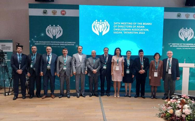 Azərbaycan Ombudsmanı Asiya Ombudsmanlar Assosiasiyasının vitse-prezidenti seçilib 