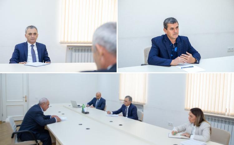 "Aqroservis" ASC-nin sədri Elmin Rəhmanov Xaçmazda vətəndaşları qəbul edib 