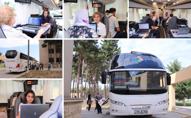 Səyyar ASAN xidmət Neftçala şəhərində vətəndaşlara xidmət göstərəcək 
