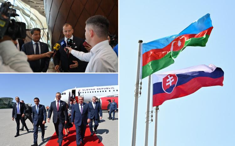 Slovakiyanın Milli Şurasının sədri Azərbaycana işgüzar səfərə gəlib 