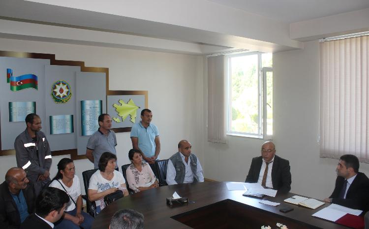 Rayon İcra Hakimiyyətinin başçısı Elvin Paşayev növbəti vətəndaş qəbulu keçirib 