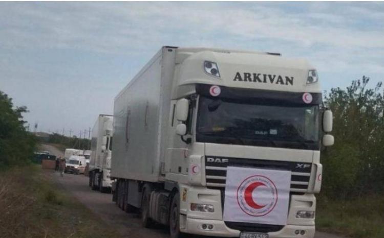 Bakıdan Xankəndiyə növbəti humanitar yardım yola salınıb 