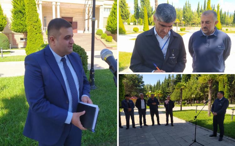 "Səyyar qəbul otağı" bu dəfə Balakən rayonunun sahibkarları üçün  təşkil olundu 