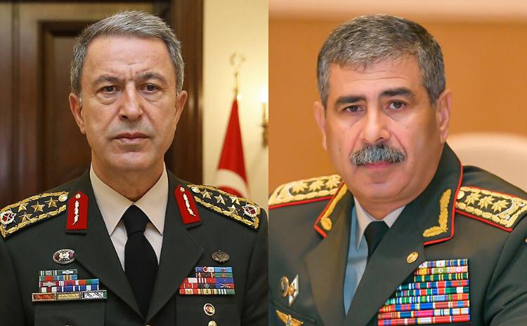 Azərbaycan və Türkiyənin müdafiə nazirləri arasında telefon danışığı olub 