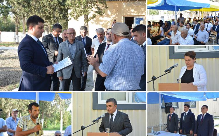 Mirhəsən Seyidov növbəti səyyar qəbul keçirib 