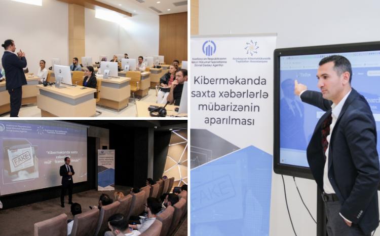 Jurnalistlərə lokal xarakterli antiterror tədbirləri zamanı informasiya sferasında atılmış addımlara dair məlumat verilib 