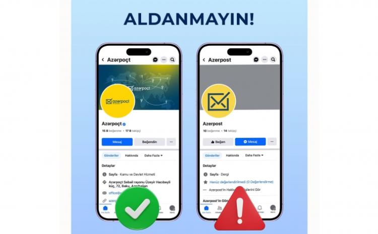 "Azərpoçt" müştərilərini diqqətli olmağa çağırır 