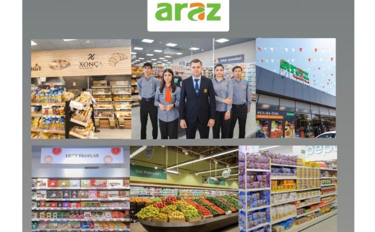 "Araz" supermarketlər şəbəkəsi ölkə iqtisadiyyatına dəyər qatır 
