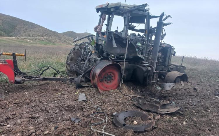Tərtər rayonunda baş vermiş mina hadisəsinə dair 