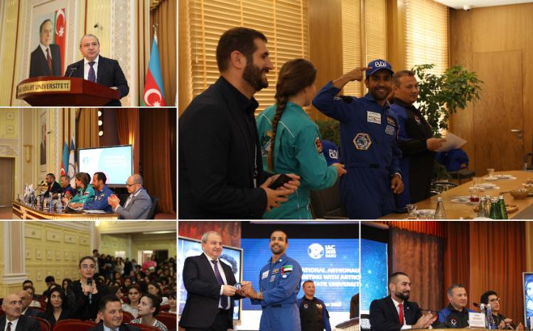 В БГУ прошла встреча с астронавтами 