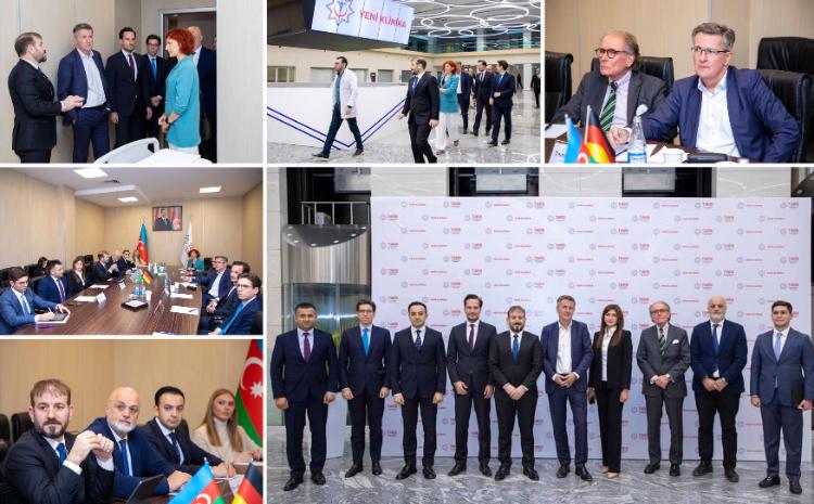 Almaniyadan gələn nümayəndə heyəti Yeni Klinikada 