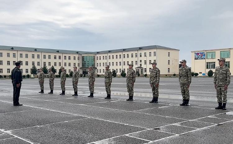 В Азербайджанской Армии продолжается процесс приема призывников - ВИДЕО