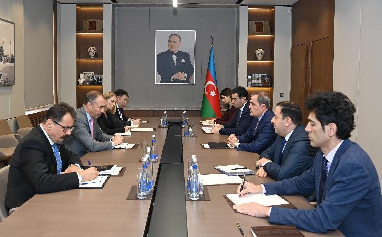 Ceyhun Bayramov Avropa İttifaqının Cənubi Qafqaz üzrə xüsusi nümayəndəsi Toivo Klaar ilə görüşüb 