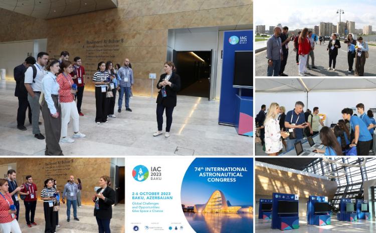 Bakı Beynəlxalq Astronavtika Konqresi keçiriləcəyi məkanlara mediatur təşkil olunub 