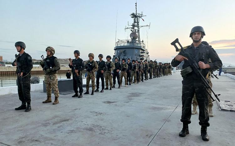 "Xəzri-2023" birgə taktiki təliminin məşqləri icra olunub - VİDEO